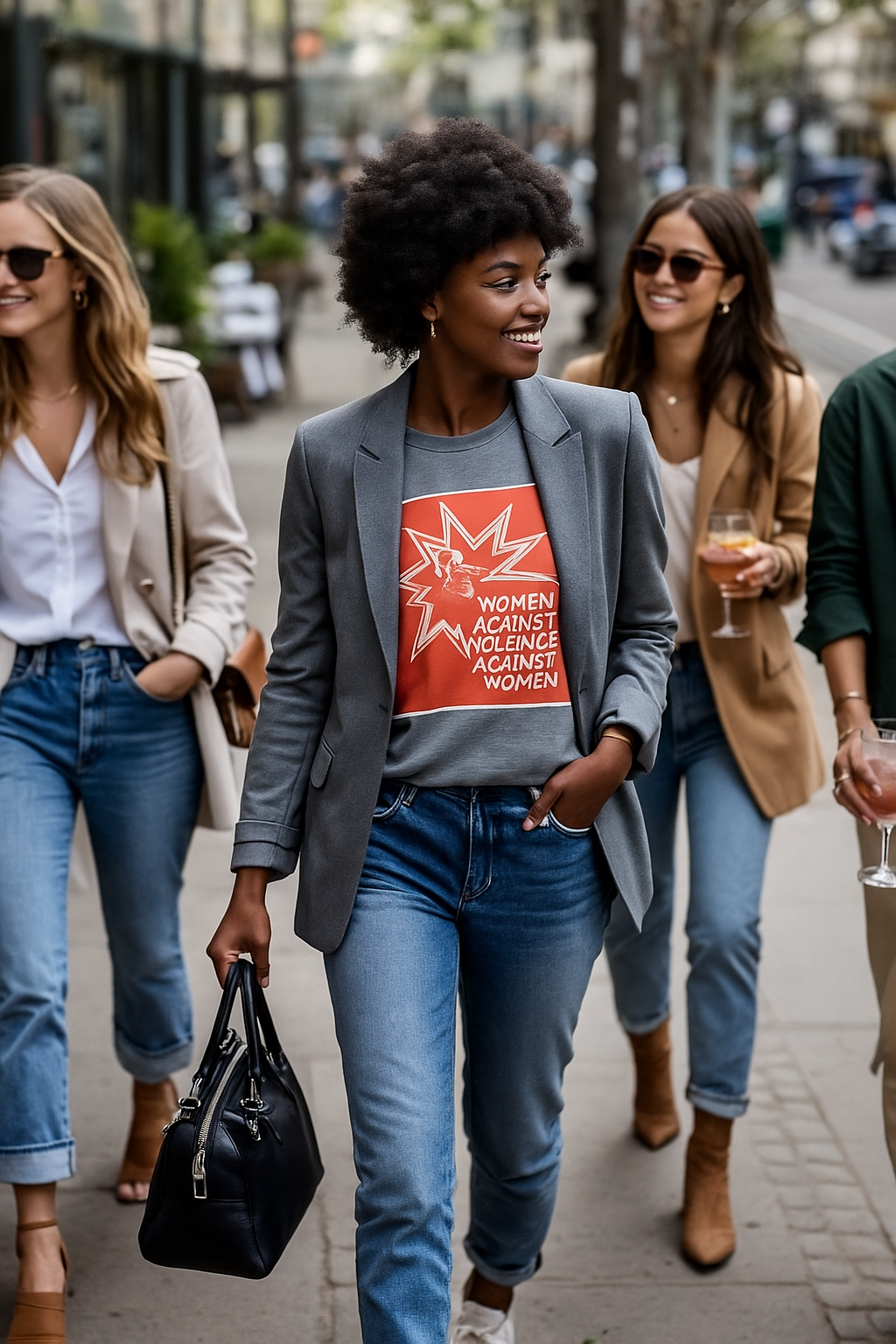 "Women against violence against women" Unisex t-shirt